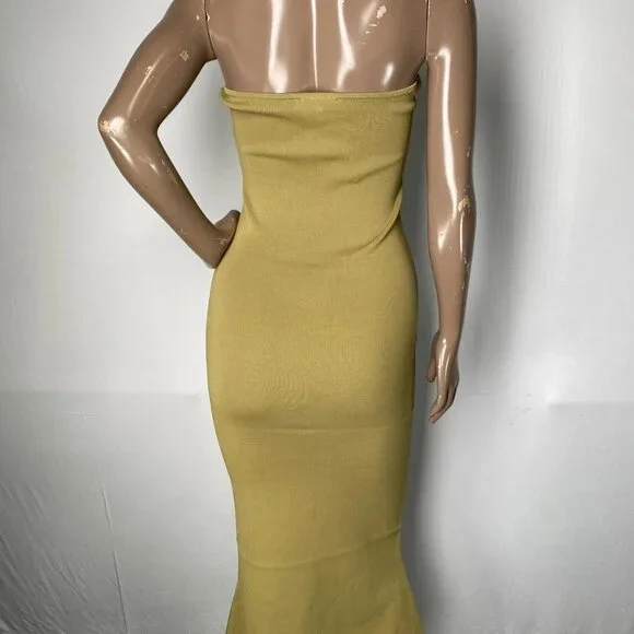 weworewhat green dress WeWoreWhat Tennis Dress